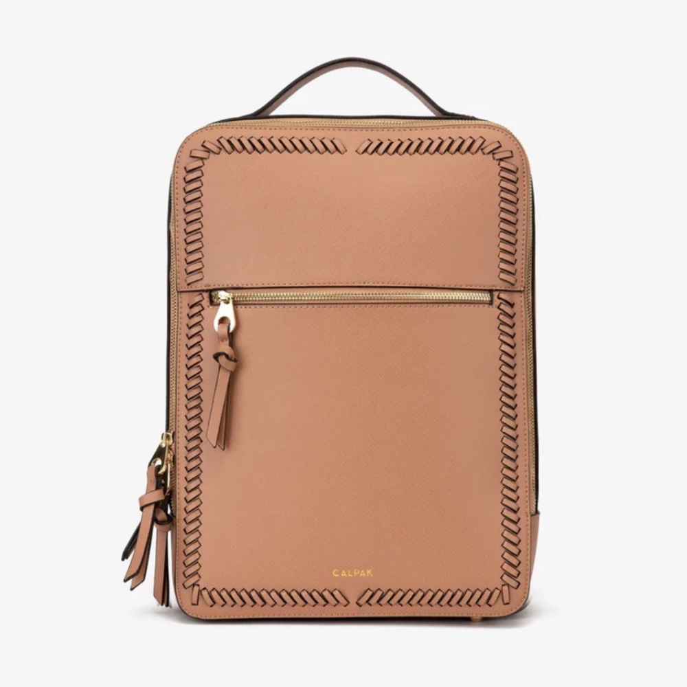 NWT Calpak Kaya 15 Inch Laptop Backpack Caramel